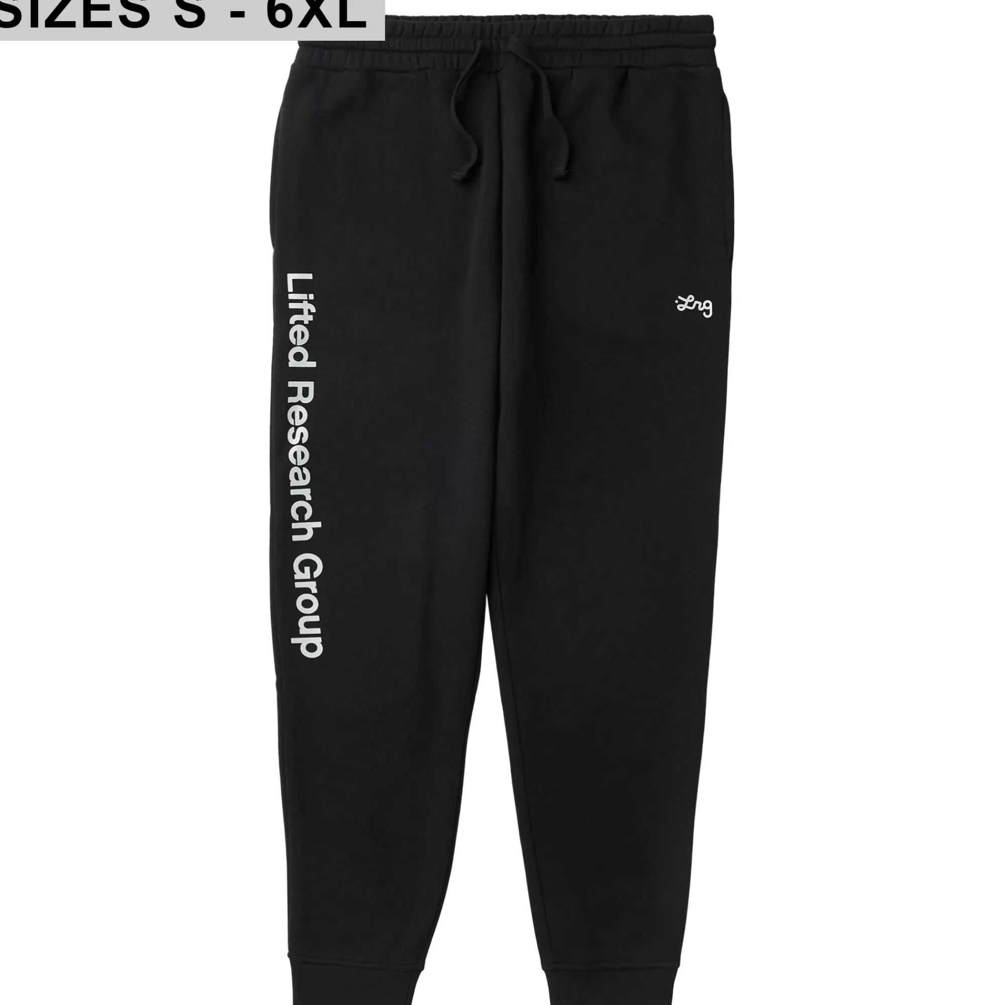 LRG Calça De Moletom Refletiva Levantada Script Jogger^Homens Moletons + Moletons