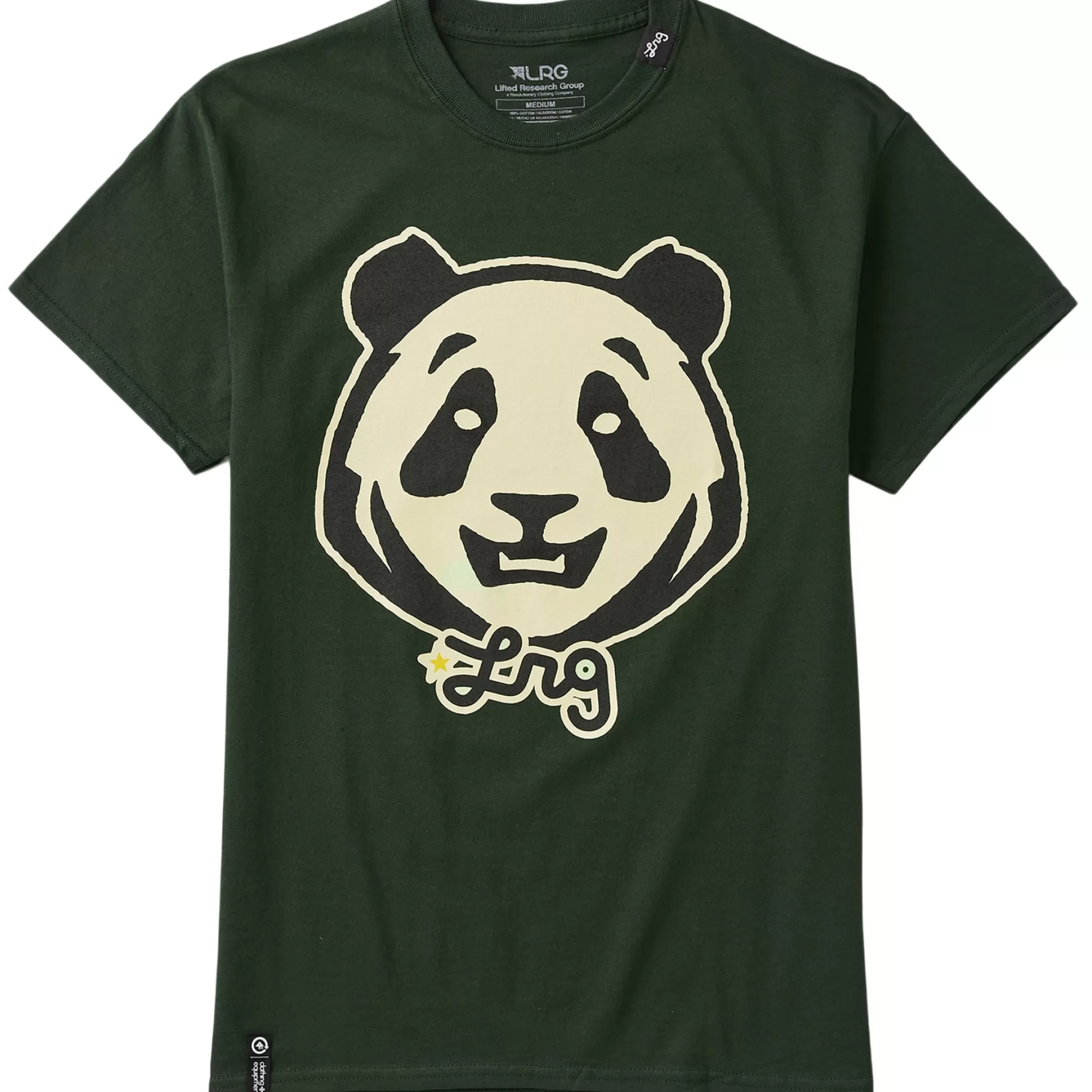 LRG Camiseta Panda Treesearch^Homens Camisetas