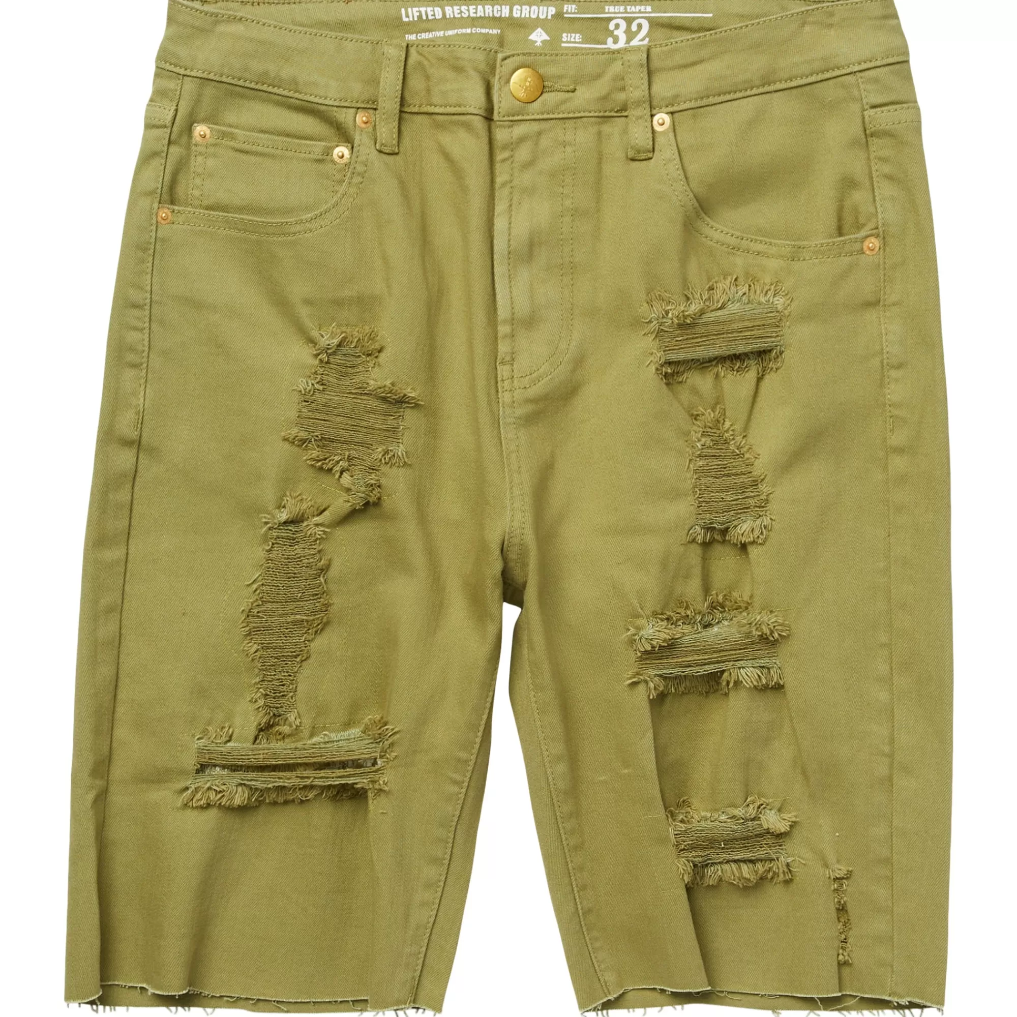 LRG Shorts Jeans Moidos^Homens Shorts