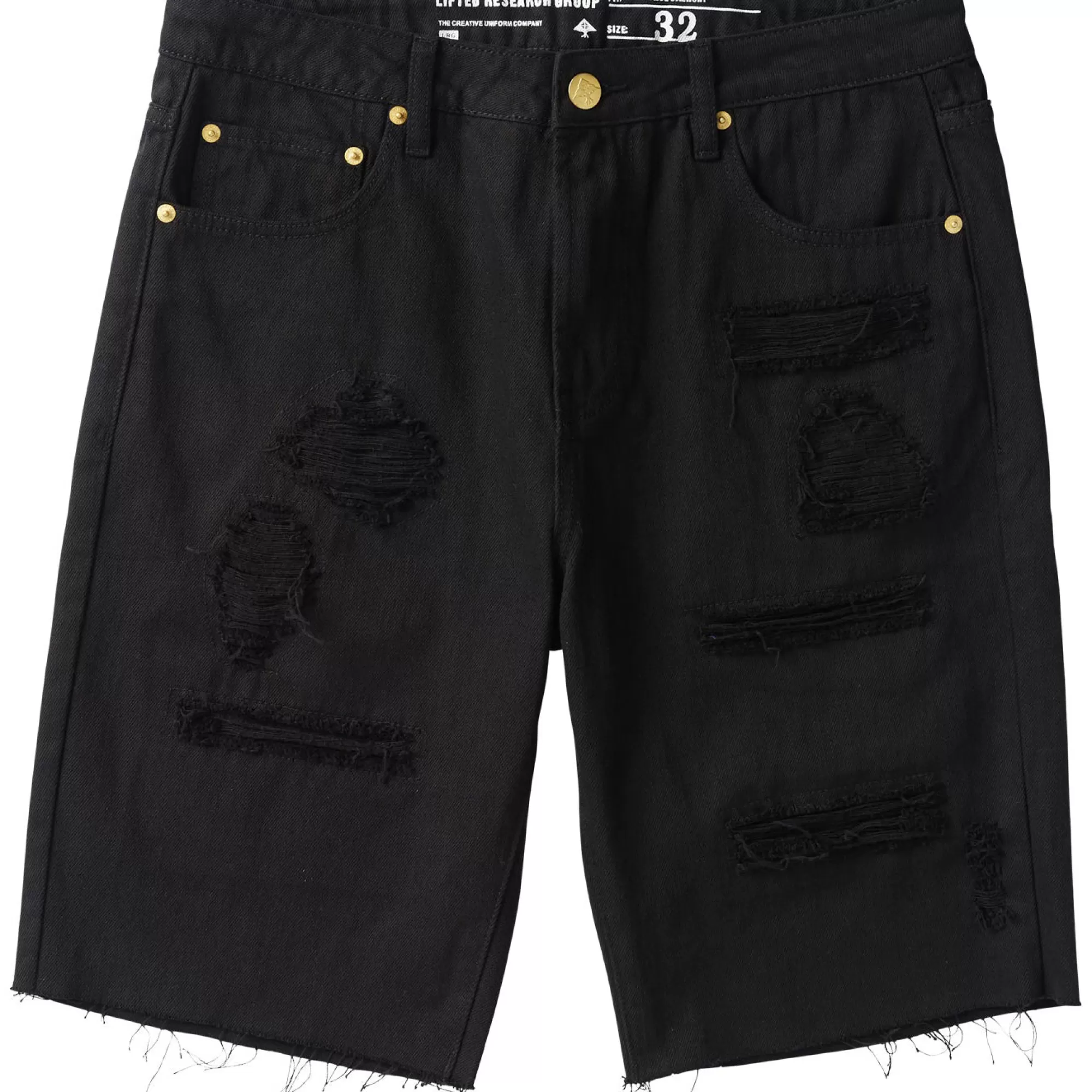 LRG Shorts Jeans Reaper^Homens Shorts