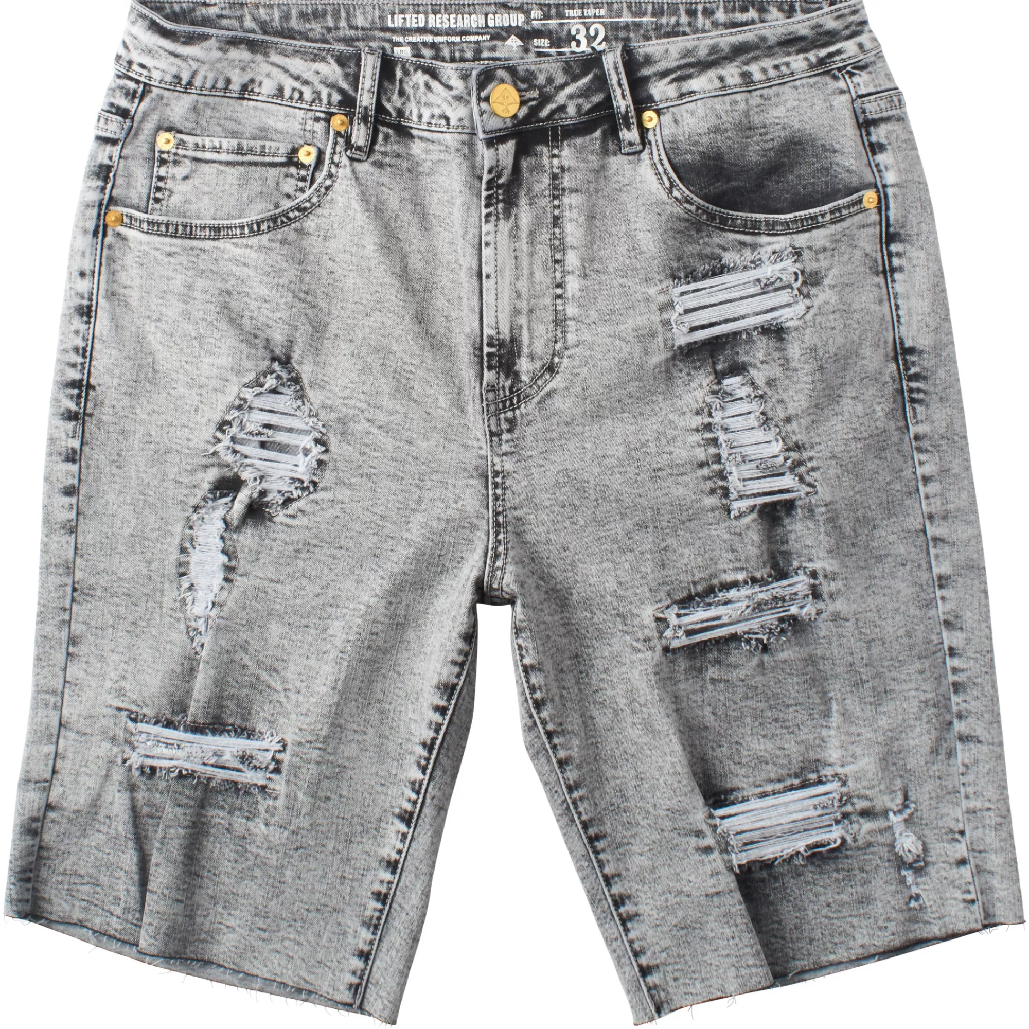 LRG Shorts Jeans Reaper^Homens Shorts