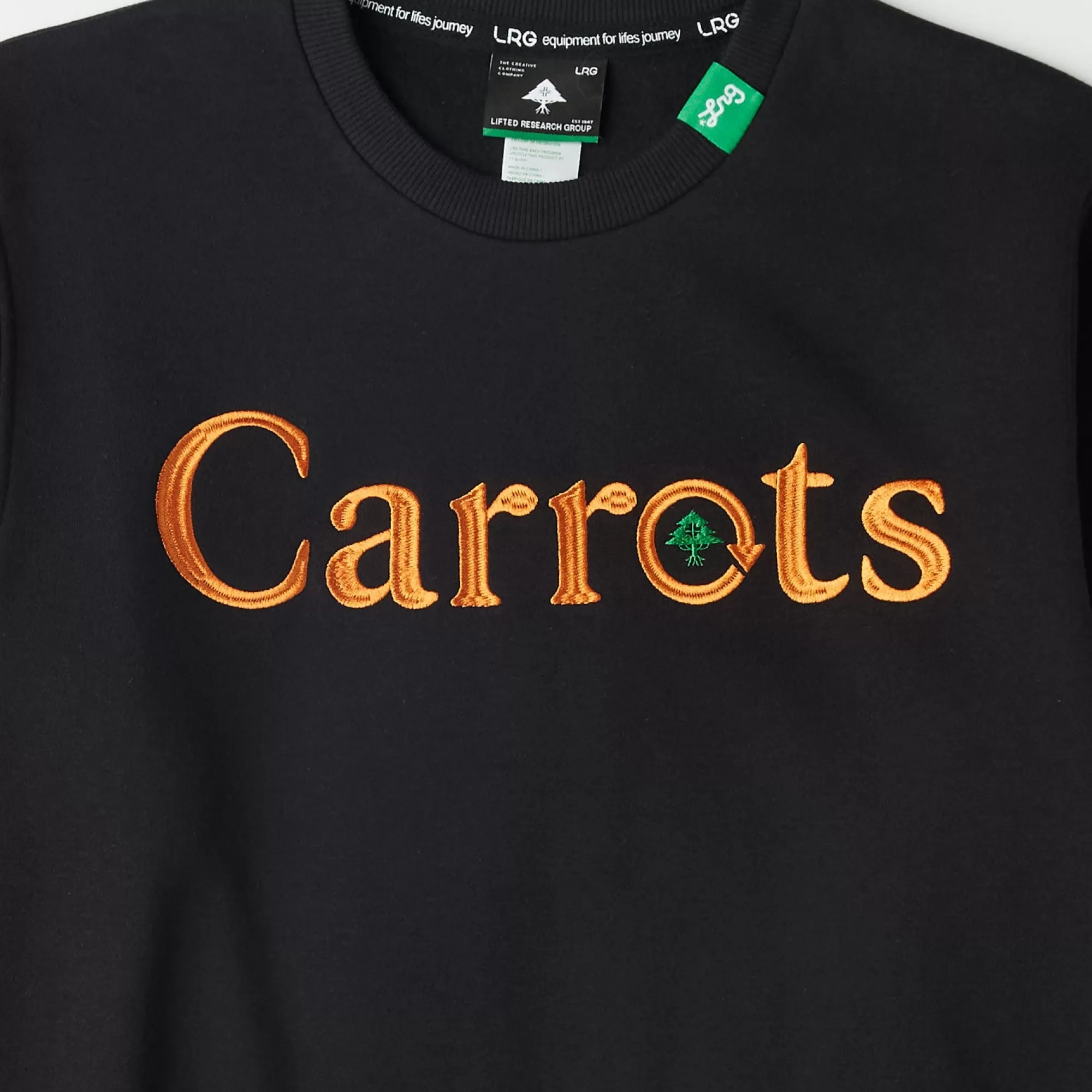 LRG Sueter Carrots X Cycle Woodmark Crew^Homens Moletons + Moletons