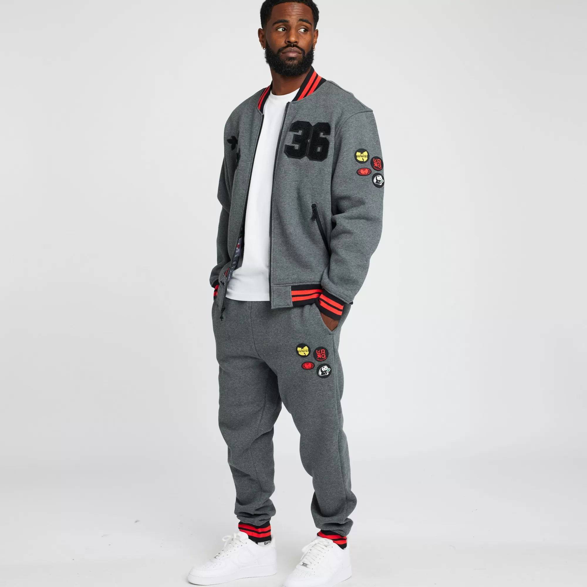 LRG Wu Tang X Calça Jogger Levantada^Homens Agasalhos